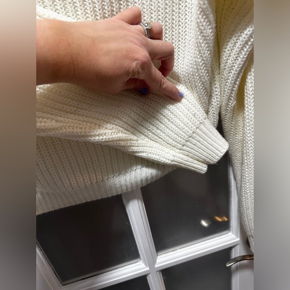 Missguided Cream Cropped Knit Sweater - Picture 4 of 6